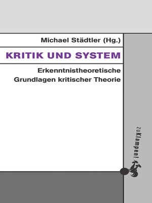 cover image of Kritik und System